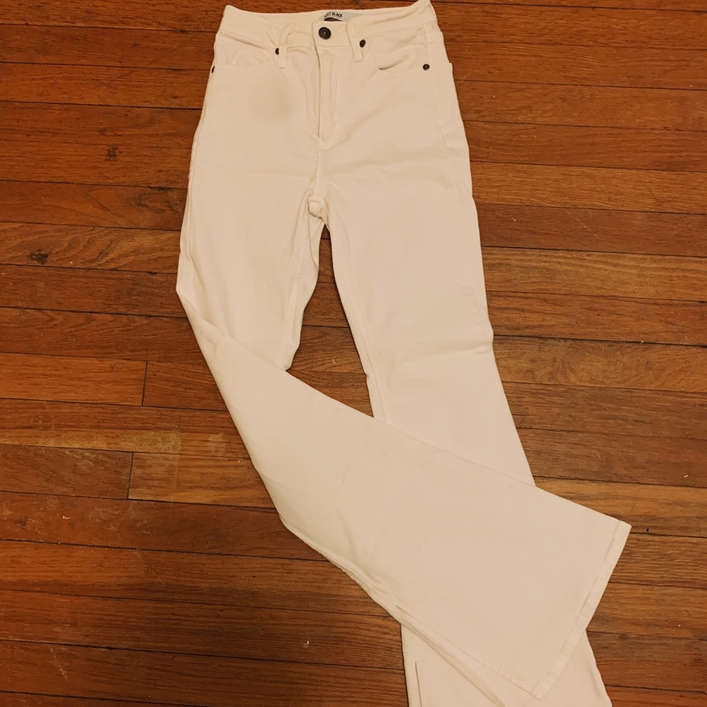 White Flare Jeans